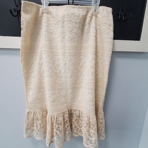 Vintage Boho Lace Skirt.